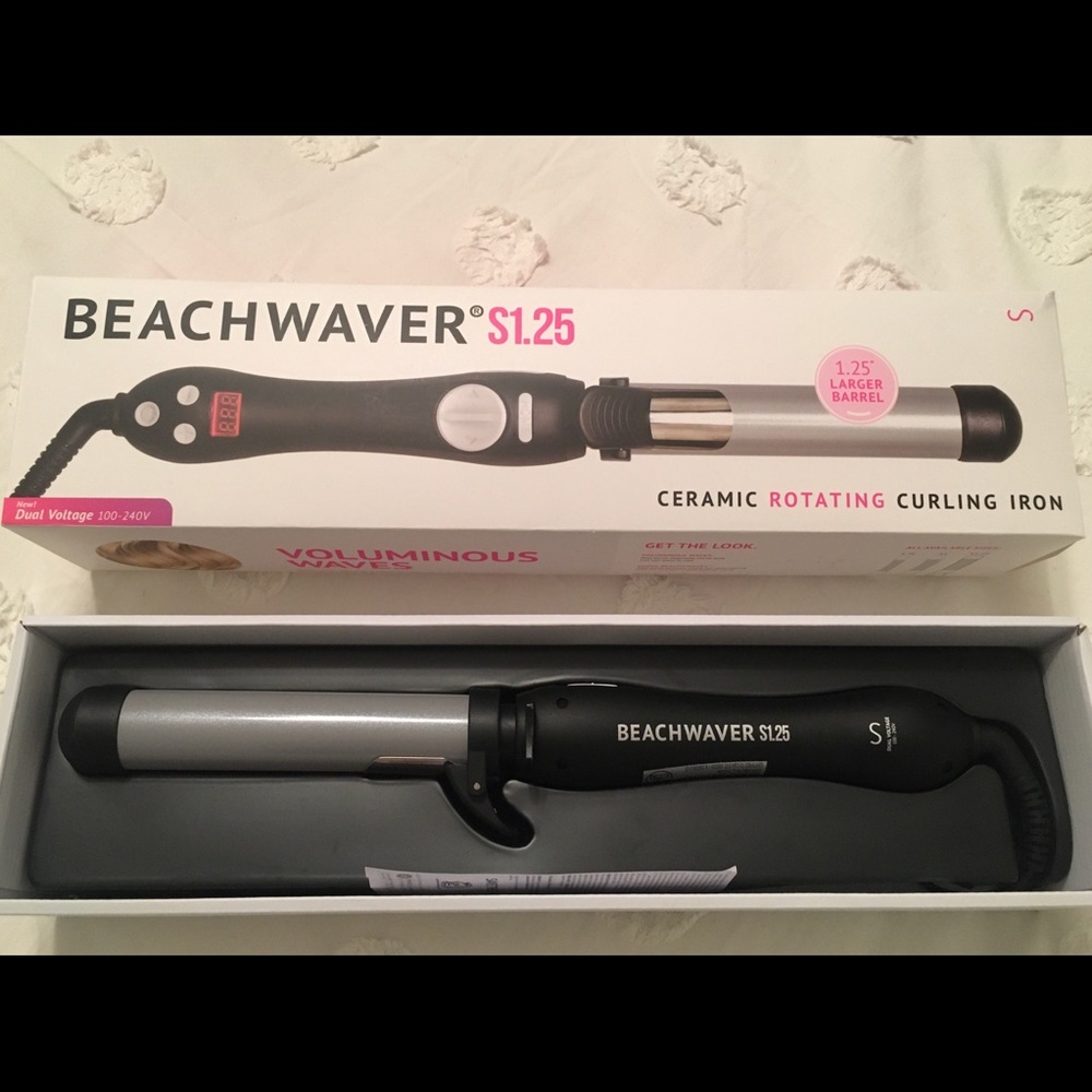 Beachwaver S1.25 rotating curling iron